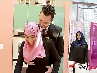 arab d. roughly hijab fucks f. ella knox
