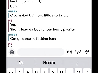 Sexting plus Cuckolding Husband on Snap chat